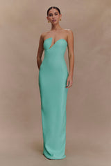 Winston Strapless Sequin Maxi Dress - Lagoon