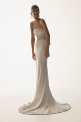 Zoe Structured Corset - White