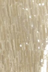 Gertrud Sequin Halter Maxi Dress - Lemon