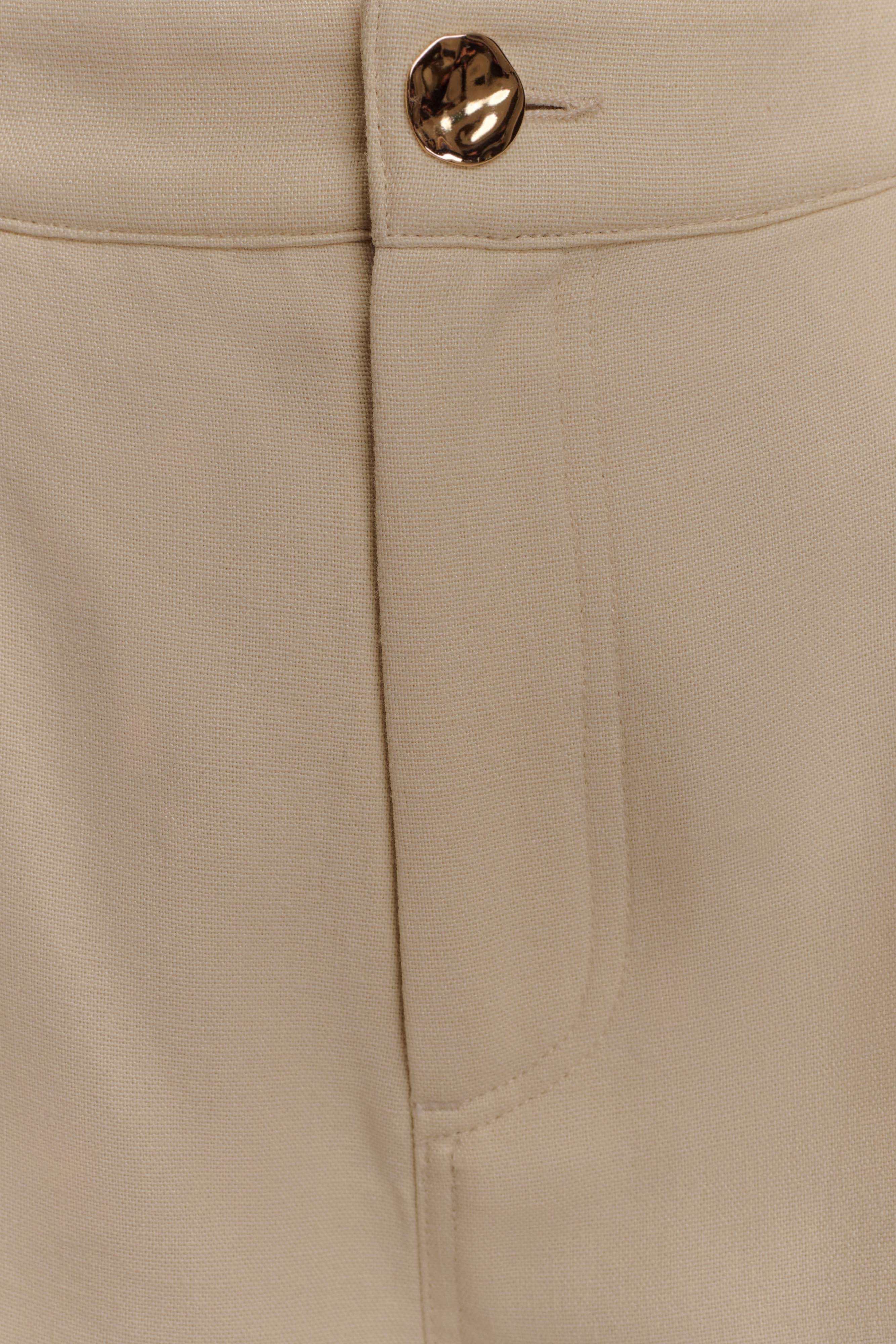 Andina Linen Shorts - Natural Beige