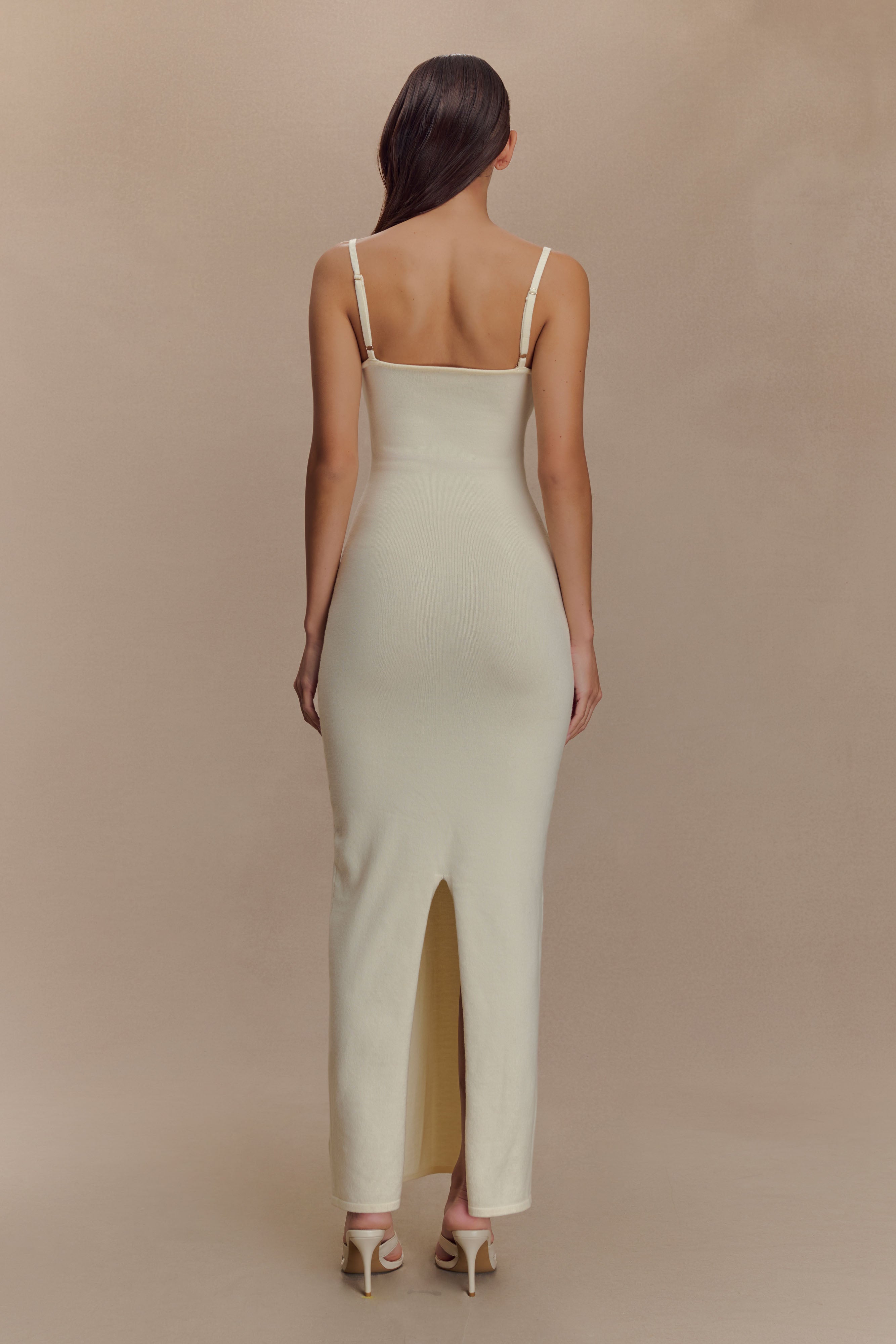 Kingston Knit Maxi Dress - Ivory