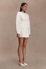 Beatrice Blazer Mini Dress - Ivory