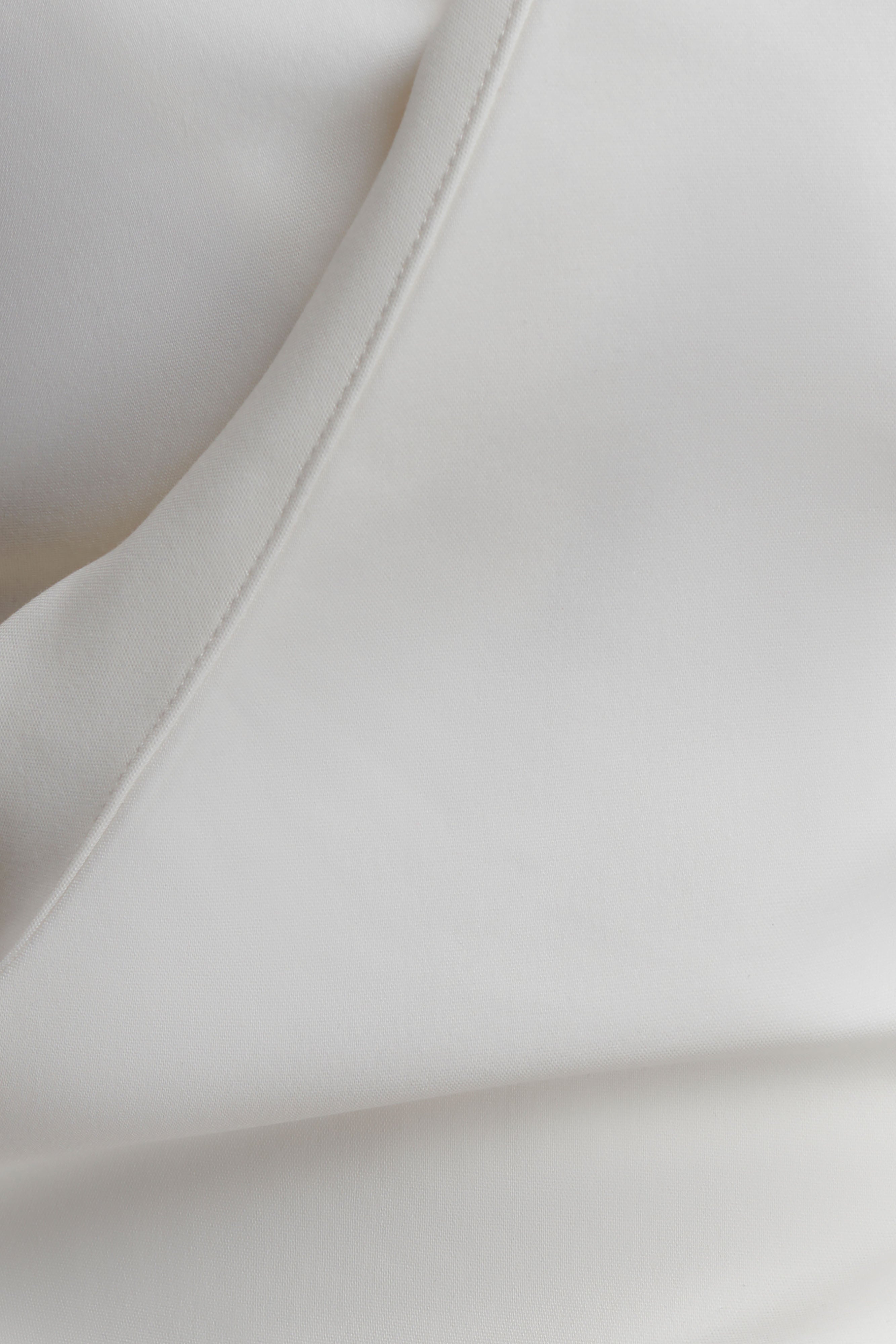 Yanina Cotton Halter Midi Dress - White