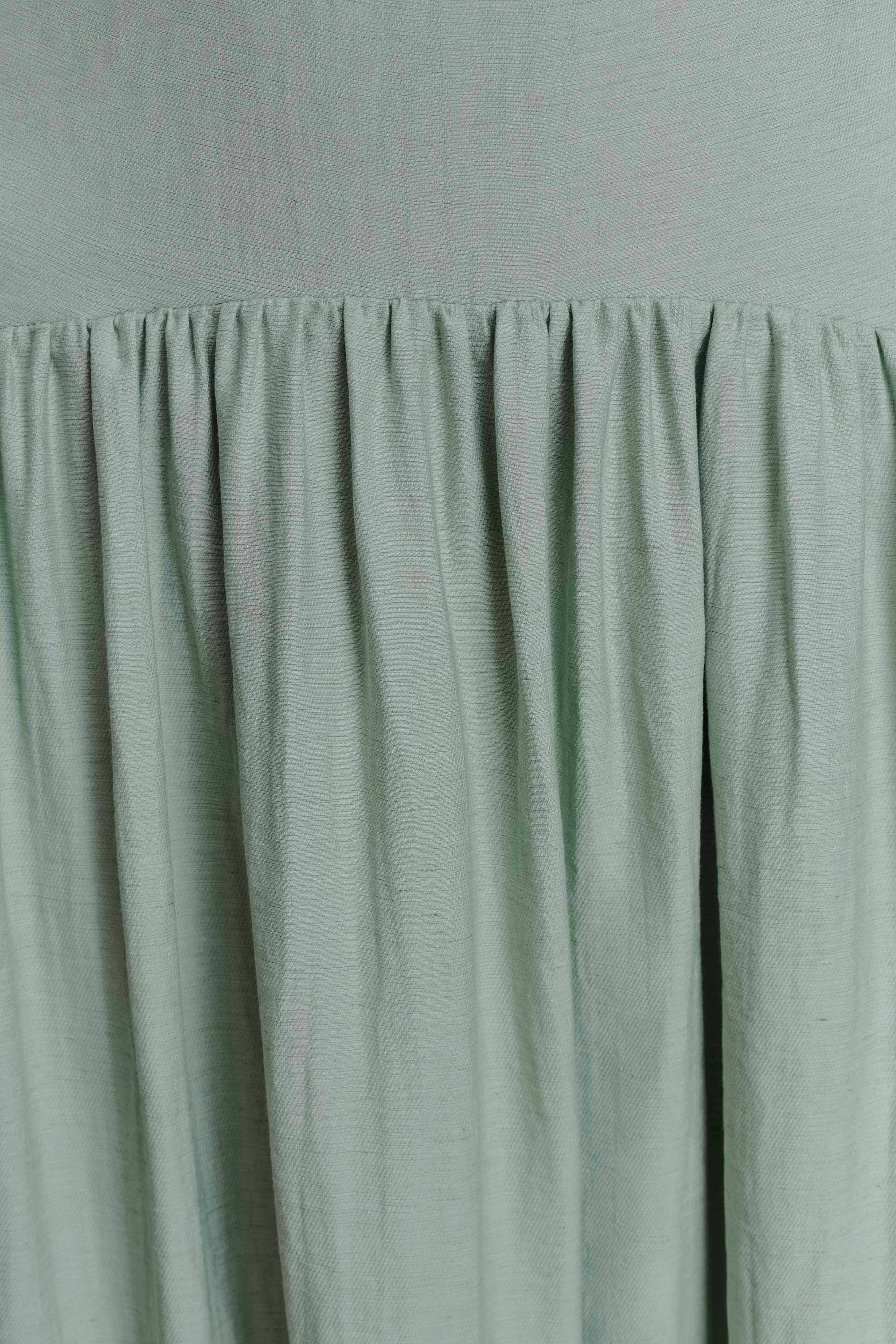 Darling Linen Maxi Dress - Sage