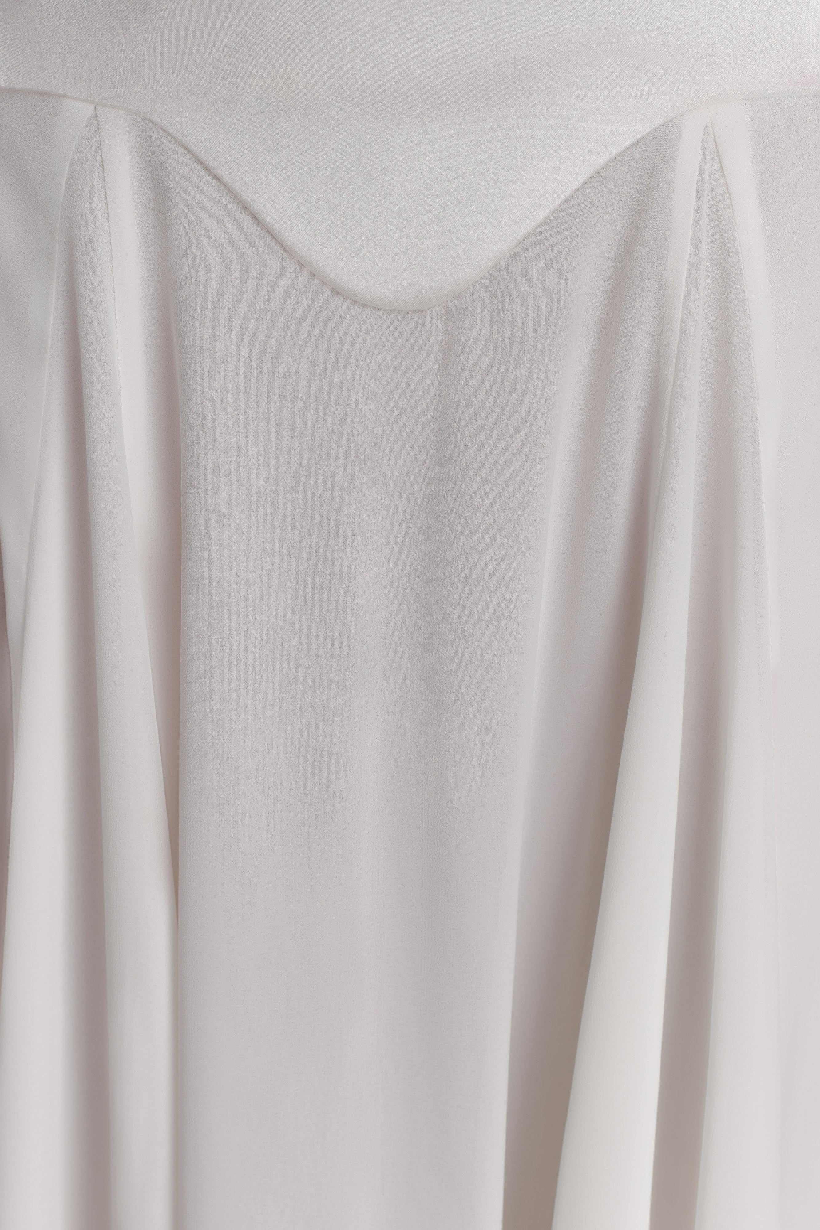 Susan Chiffon Halter Maxi Dress - Ivory