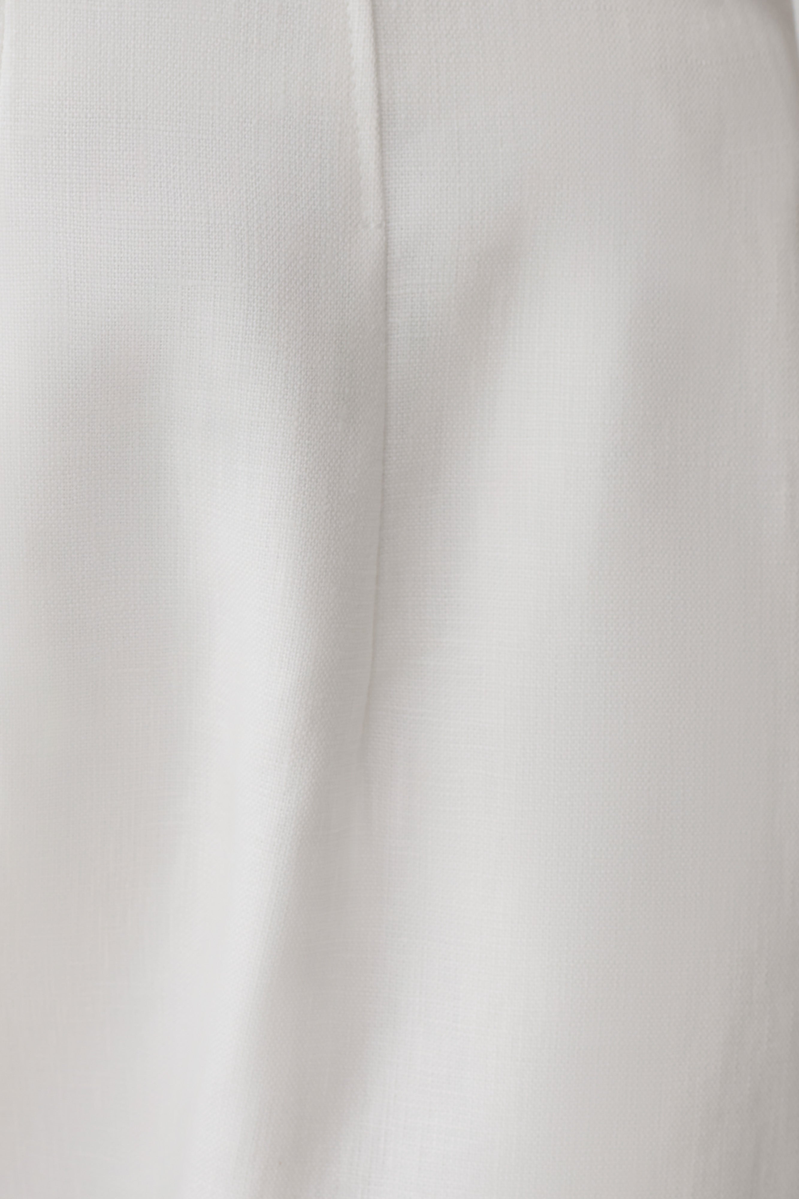 Oriana Linen Oversize Pants - White