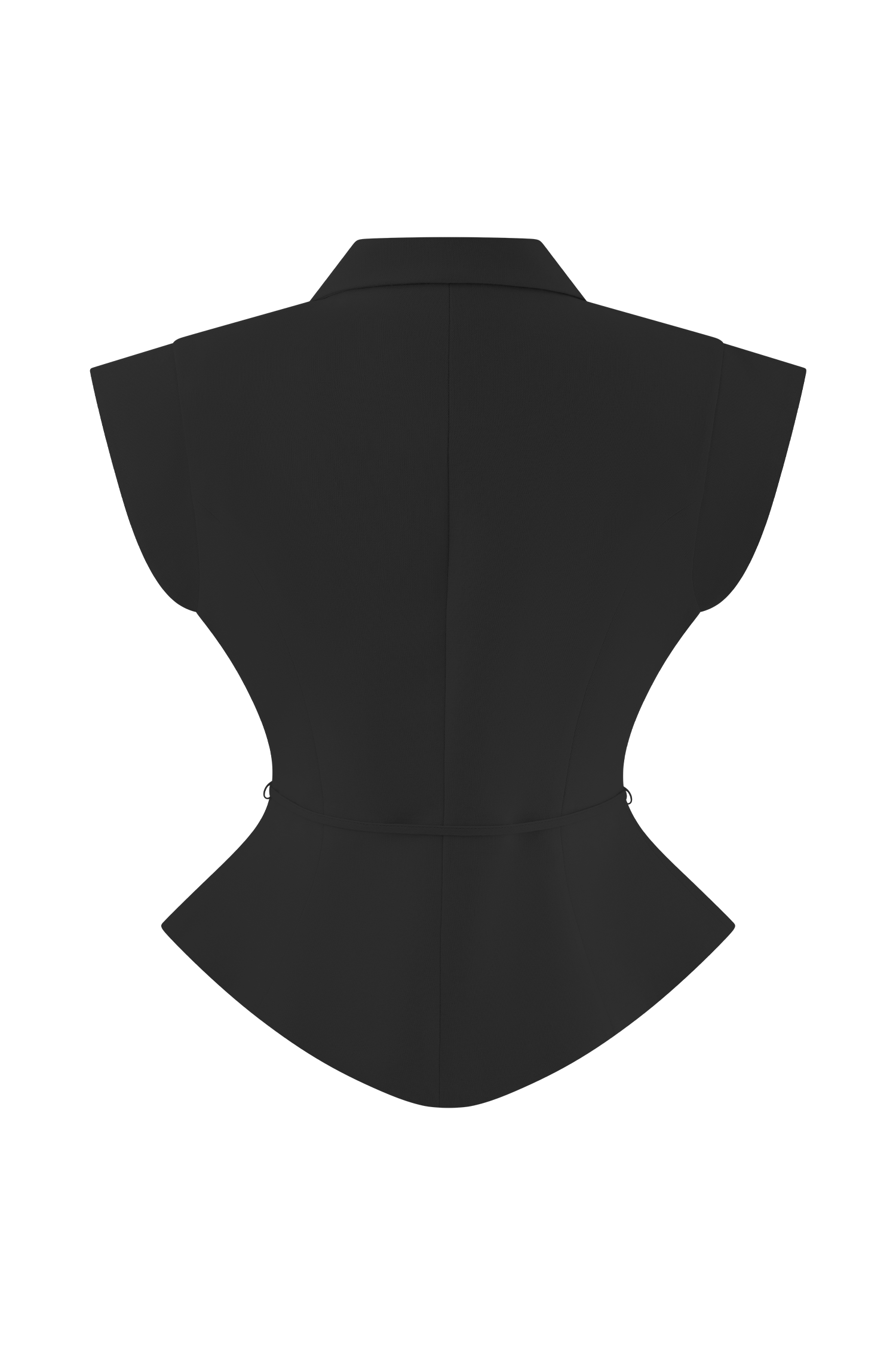 Andina Shortsleeve Linen Top - Black