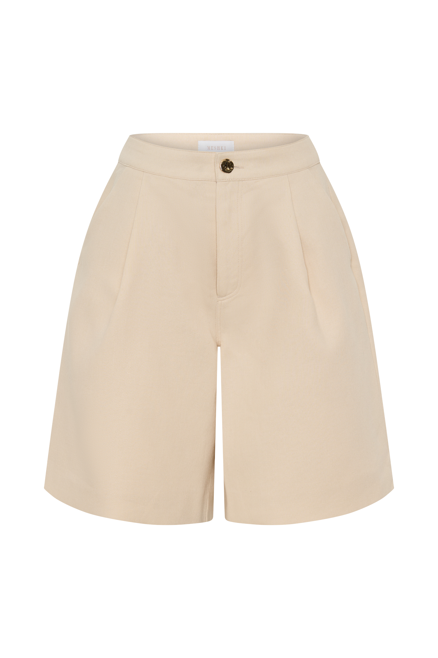 Andina Linen Shorts - Natural Beige