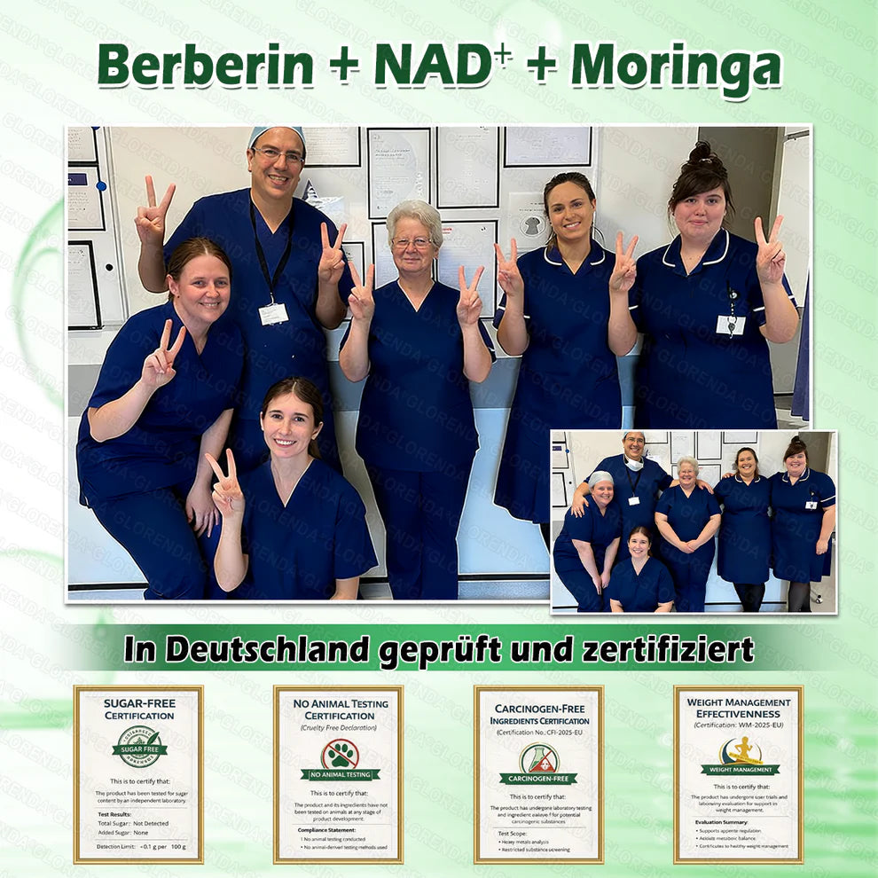 𝑮𝑳𝑶𝐑𝐄𝐍𝐃𝘼®𝙈𝙤𝙧𝙞𝙣𝗴𝗮 · 𝗕𝗲𝗿𝗯𝗲𝗿𝒊𝒏 × 𝑵𝘼𝘿+ 10-𝙞𝙣-𝟏 Fortschrittliches Nano-Mikronadel-Pflaster